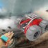 GD011 RC Amphibious Stunt Car Land Water Dual Mode 360 Degree Rotation Double sided Tumbling RC Car with Light Red B