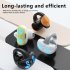 GD68 Open Ear Headphones Air Conduction Wireless Earbuds With LED Lights Clip On Earbuds Earphones For Running Cycling Workout Sport brown