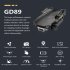 GD89 RC Drone with Optional 4K HD Camera FPV WIFI Altitude Hold Selife Drone Folding RC Quadcopter