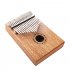 GECKO 17 Key Kalimba African Thumb Piano Finger Percussion Keyboard Music Instruments  with Piano Box 