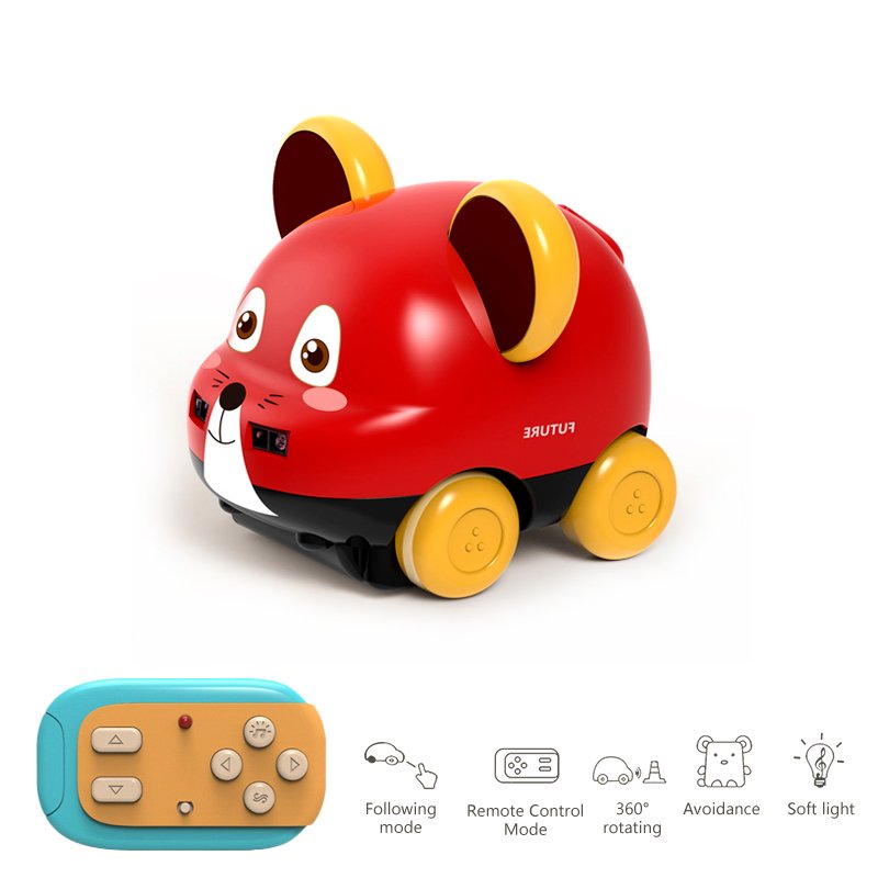 GF001 Remote Control Stunt Car Gesture Induction Motion Sensing Animal Following Vehicle for Christmas Gift red