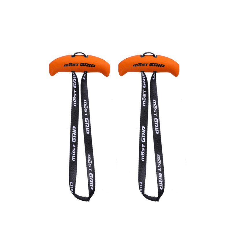 Pull Up Handles Ergonomic Exercise Resistance Band Tranining Grip Handles For Home Gym Pull-up Bars Barbells 