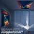 GJ300 720P 1 8GB Smart Projector Portable With Wifi 6 Max 130 inch Screen 120 ANSI Lumens Auto Keystone Correction For Home Theater US Plug