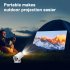 GJ300 720P 1 8GB Smart Projector Portable With Wifi 6 Max 130 inch Screen 120 ANSI Lumens Auto Keystone Correction For Home Theater US Plug