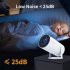 GJ300 720P 1 8GB Smart Projector Portable With Wifi 6 Max 130 inch Screen 120 ANSI Lumens Auto Keystone Correction For Home Theater US Plug
