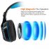 GM 2 Gaming Headset with Microphone Headphone with LED Light for PS4 Xbox 1 Laptop Tablet Mobile Phones PC White Blue