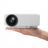 GP9S Mini Projector is a pocket LED projector  weight only 700 grams and having a 150 inch 800 by 480 resolution display makes it a gem for games and movies