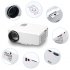 GP9S Mini Projector is a pocket LED projector  weight only 700 grams and having a 150 inch 800 by 480 resolution display makes it a gem for games and movies
