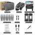 GPS Drone 4k HD Dual Camera Brushless Motor 360   Obstacle Avoidance RC Quadcopter Vs L900 Kf108 Black 2 Batteries