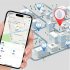GPS Locator Finder Waterproof Luggage Tracker Tag Locator Unlimited Distance Mini Finder Locator For Suitcase Children Pet Cats Dogs black