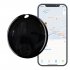 GPS Locator Finder Waterproof Luggage Tracker Tag Locator Unlimited Distance Mini Finder Locator For Suitcase Children Pet Cats Dogs black