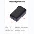 GPS Tracker Pet Collars Portable Outdoor Finders Rechargeable Anti loss Collar Wireless Tracker For Pet Elder Kids black
