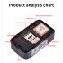 GPS Tracker Pet Collars Portable Outdoor Finders Rechargeable Anti loss Collar Wireless Tracker For Pet Elder Kids black