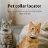 GPS Tracker Pet Collars Portable Outdoor Finders Rechargeable Anti loss Collar Wireless Tracker For Pet Elder Kids black
