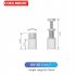 GPU Vertical Mount Aluminum Alloy GPU Stand Telescopic Screw Design Bracket Accessories Adjustable Height Graphics Card Brackets Holder Vertical Graphics Video 