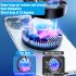 GT28 Magnetic Phone Game Cooler Portable Phone Semiconductor Radiator Fast Cooling Phone Cooler Mobile Gaming Video Streaming Phone Fan black