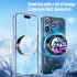 GT28 Magnetic Phone Game Cooler Portable Phone Semiconductor Radiator Fast Cooling Phone Cooler Mobile Gaming Video Streaming Phone Fan black