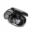 GT280 Wireless Earbuds Open-Ear HIFI Stereo Headphones With Power Display Charging Case Noise Canceling Earphones Air Conduction Headphones For Sports Gaming Hiking black