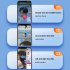 GT66 Remote Control Video Page Turner Wireless Camera Shutter Rechargeable Remote Control 10M Control Range For Cell Phone White