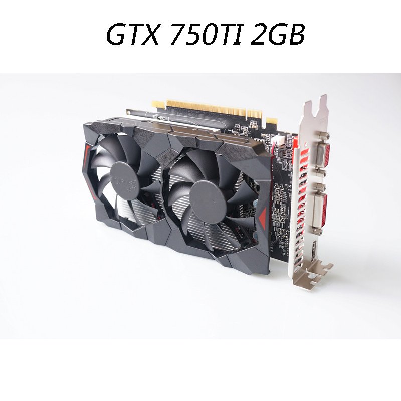 GTX750Ti 2GB DDR5 Graphics Card 4096*2160 60W Air Cooling Graphics Card GTX750TI 2GB