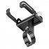 GUB Aluminum Alloy Bicycle Mobile Phone Holder Enhanced Four claw Design Phone Stand for Bike Electric Bike Motorcycle Titanium Universal
