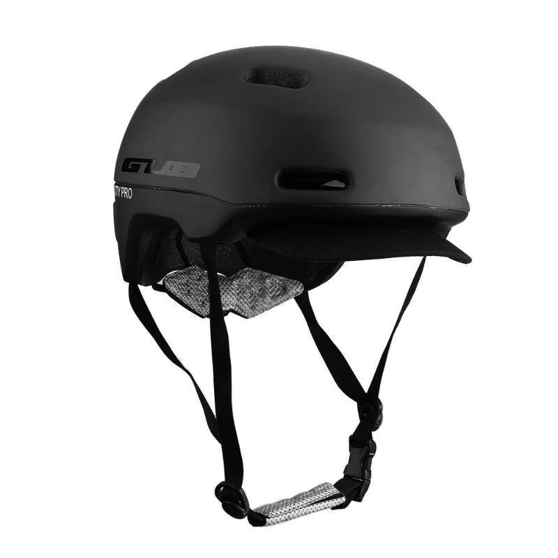 GUB CITY PRO Cycling Helmet Piece-molding 8 Holes Head Protection Helmet for Motorcycle  black_L