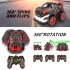 GW127 Remote Control Car Stunt Inverted and 360 Rotation Cars Toys for Kids 2 4G Flash Lights Birthday Present Christmas Gifts RC Car green