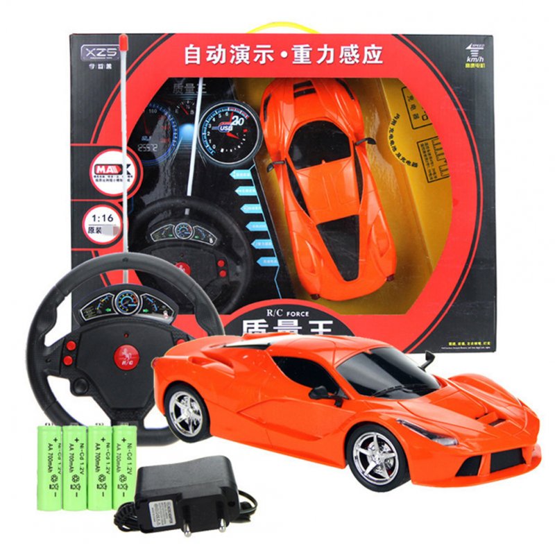 1:16 Mini Gravity Sensing RC Car Steering Wheel Remote Control Car Random Color