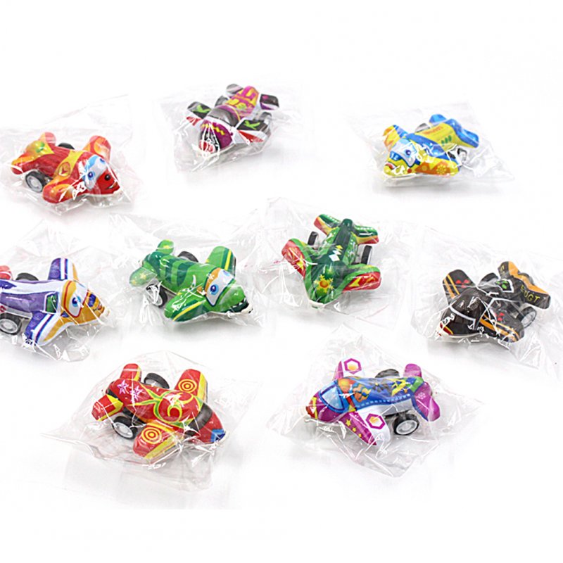Children  Pull  Back  Small  Airplane  Toy Inertial Colourful Mini Airplane Model For Kids 