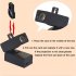 Galaxy Projector Planet Night Lights Projector Star Projector For Bedroom Space Lights For Ceiling Decor 4 5 x 2 8 x 2 5cm black body   four diaphragms