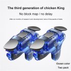 Game Auxiliary Buttons Controller Mobile Phone Gaming Joysticks Gamepad Compatible For Eating chicken Shooting blue