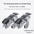 Game Auxiliary Buttons Controller Mobile Phone Gaming Joysticks Gamepad Compatible For Eating chicken Shooting Transparent