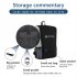 Game Console Backpack Travel Carrying Case Storage Bag Compatible For Ps5 Host Game Controller Accessories black and white with logo