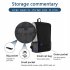 Game Console Backpack Compatible For Ps5 Outdoor Portable Handbag Gaming Controller Accessories Storage Bag black and white no logo