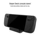 Game Console Bracket Portable Non-slip Shockproof Holder Stand Compatible For Steam Deck NS Switch OLED/Lite Console black