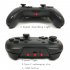 Game Console Handle For Switch Remote Control Long Standby Dual motor Gamepad black