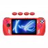 Game Console Protector Case Soft Silicone Case Protective Sleeve Full Round Protection Compatible For Rog Ally blue