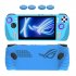 Game Console Protector Case Soft Silicone Case Protective Sleeve Full Round Protection Compatible For Rog Ally blue