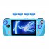 Game Console Protector Case Soft Silicone Case Protective Sleeve Full Round Protection Compatible For Rog Ally blue