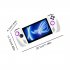 Game Console Protector Case Soft Silicone Case Protective Sleeve Full Round Protection Compatible For Rog Ally blue