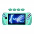 Game Console Protector Case Soft Silicone Case Protective Sleeve Full Round Protection Compatible For Rog Ally blue