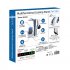Game Console Stand Cooling Station Controller Charging Station Headset Hooks Compatible for Ps5 Slim White