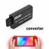 Game Console To Hdmi Converter With 3 5mm Hd Output Digital Video Audio Adapter Compatible For N64 snes ngc black