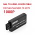 Game Console To Hdmi Converter With 3 5mm Hd Output Digital Video Audio Adapter Compatible For N64 snes ngc black
