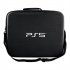 Game Console Tote Bag Compatible For Ps5 Protective Case Travel Suitcase With Adjustable Handle Scratch proof Portable Storage Bag Grey logo version
