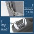 Game Console Tote Bag Compatible For Ps5 Protective Case Travel Suitcase With Adjustable Handle Scratch proof Portable Storage Bag Grey logo version