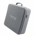 Game Console Tote Bag Compatible For Ps5 Protective Case Travel Suitcase With Adjustable Handle Scratch proof Portable Storage Bag Grey logo version