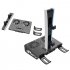 Game Console Wall Mount With Dual Controller Charging Dock Hanging Hook Stand Station Game Machine Stand Holder Compatible For PS5 Slim Game Console Accessories