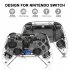 Game Handle Plastic Transparent Wireless Bluetooth Game Controller for Nintendo Switch red