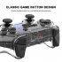 Game Handle Plastic Transparent Wireless Bluetooth Game Controller for Nintendo Switch red